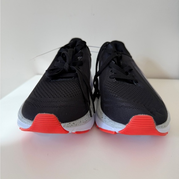 RBX Kids Black and White Sneakers with Red Accents - Picture 2 of 6